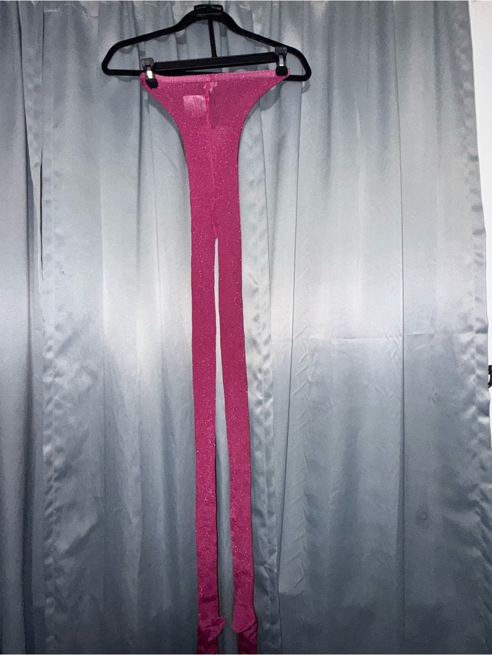 RED Valentino Hot Pink Glitter Tights
